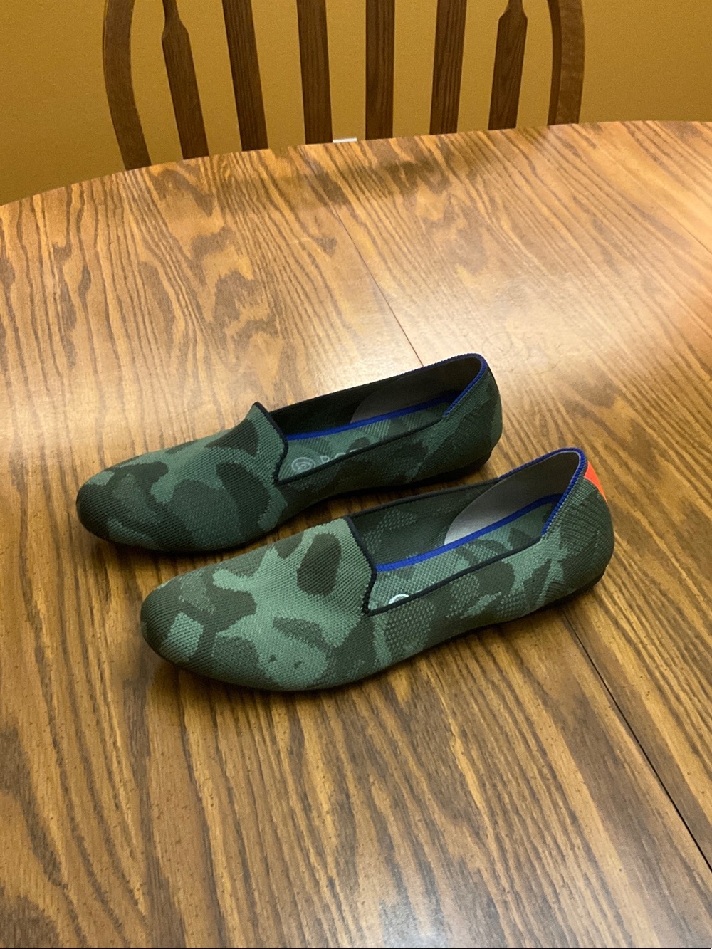 Rothy’s Women’s Size 9.5 Camo Slips Ons, Great Condition!